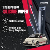 Kamatto Wiper Fiat 500 Abarth (2007-Present) Hydrophobic Silicone Water Repelling Coating