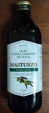 MASTURZO冷壓100%初榨橄欖油1000ml(原產地義大利)