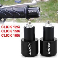 For HONDA CLICK 125i CLICK V3 V2 V1 Click150 160 2013-2024 Motorcycle Mini Bar end CNC Aluminum Hand