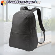 Elecom Backpack Business Backpack 14-inch 21L Water-Repellent Back Air Mesh with USB Port Black BM-F