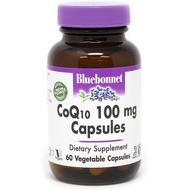 BlueBonnet CoQ-10 Vegetarian Capsules, 100 mg, 60 Count
