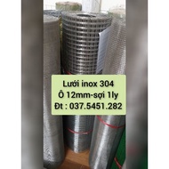 Combo 25m lưới inox ô 1cm sợi 1mm ( lưới làm Avi)
