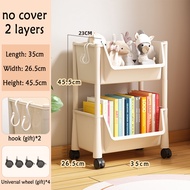 4 Layer Moving Rack Kitchen Storage Shelf Wall Cabinets Home Bedroom Bathroom Organizer Trolley