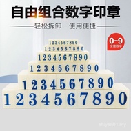 Ink Pad Number Seal Movable Character Combination Number Seal Number Seal Number Seal (0-9/Set) 7MG9