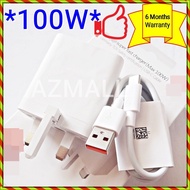 (100W) 20V/5A Fast Charging Charger Adapter Type C USB Cable Set for Honor 200 Pro 70 50 lite Magic 