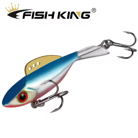 FTK Winter Ice Fishing Lure 38cm-65cm 4/8/10/12g 3D Eyes Colorful AD-Sharp Bait Hard Lure Balancer f