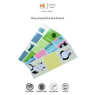 Waterproof Fire and Oil-Resistant Kitchen Wall Sticker Wallpaper Aluminum Foil Sticker Wallpaper