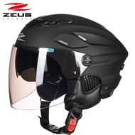ZUES motorcycle helmet open visor motorcycle helmet electric bike helmet men and women summer scoote
