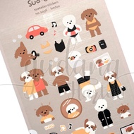 Poodle And Bichon Stickers Diy Cute Scrapbook Dogs Gh 303048