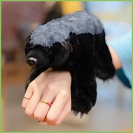 Honey Badger Toy Black Realistic Badger Plush Toy Soft Honey Badger Stuffed Toy Unique Educational A