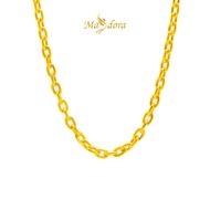 MASDORA 916 Gold Necklace Rantai Leher Emas ~ Sauh Hollow High Polished Necklace(EMAS 916/22K)