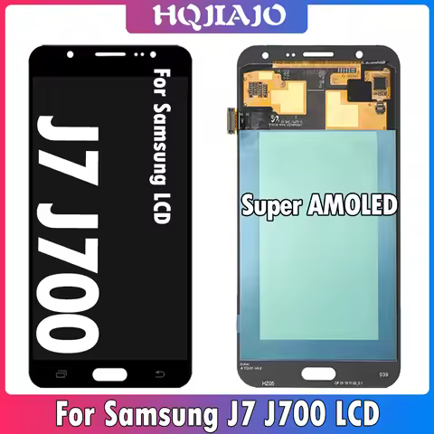5.5" Super AMOLED For Samsung J7 2015 LCD J700 Display Touch Screen Digitizer Assembly For J700F J70