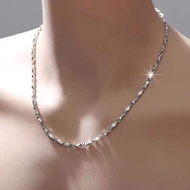 Necklace 9999 Sterling Silver Non-Fade Male Trendy Male Unique Hip-Hop Trendy Cool Men Necklace High