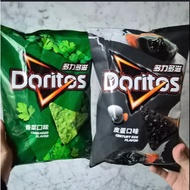 TW Doritos 102g Coriander Flavour Century Egg Flavour Potato Chips Taiwan Snack 皮蛋口味 香菜口味 追剧必备 台湾零食 