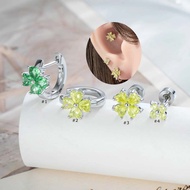 1 Piece Green Hoop Stud Stainless Steel Zirconia Cartilage Earring Helix Piercing 20Gauge
