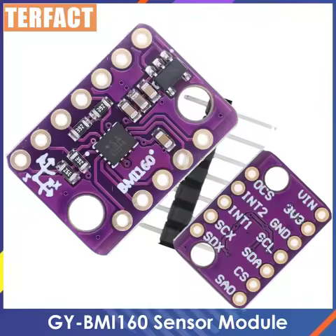 TERFACT GY-BMI160 6DOF 6-Axis Speed Gyro Gravity Accelerometer Sensor Module IIC I2C SPI Communicati