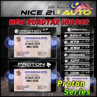 Proton Series Roadtax Holder Car Road Tax 2024 New 2 Layer Acrylic Suction Cups Carbon Screw Suction