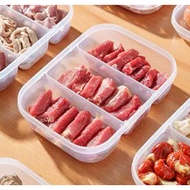 3-Compartment Partitioned Food Grade Container (230ml x 3, 820ml)