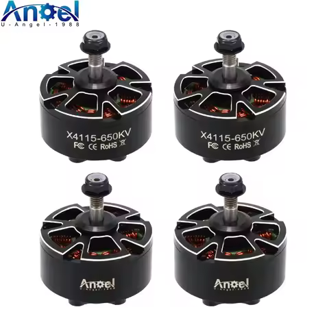 4pcs/lot UAngel 4115 X4115 400KV / 650KV 3-8S Brushless Motor Compatible 13/15/16inch Propeller for 
