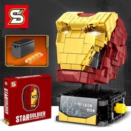 Sheng Yuan SY1472 MK42 Iron M Collector's Edition Headshot Building Block Brick 768+pcs