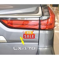 Lexus LX470 Embossed Letters Lexus Rear Sticker - Lexus LX 470 Lettering Sticker LX470 Trunk Rear St