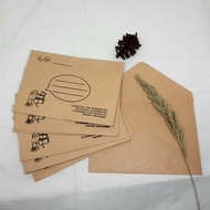 CUSTOM NAME A5 ENVELOPE/ A6 VINTAGE ENVELOPE/ INVITATION ENVELOPE/ KRAF/ VINTAGE/