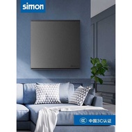 Simon E6 Series Platinum Gray Three-Open/Three-Position/Three-Connect Single-Control Dual-Control Sw