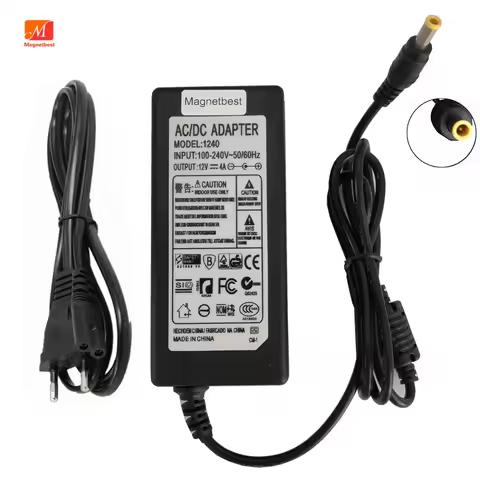 12V 4A 5.0mm with pin Adapter Charger For KORG M50 KA310 KA320 X50 SP170 SP170S AD-12A 180 MR-1000 E