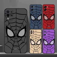 【Y-12】Cartoon Spider-Man Eyes for Realme X Lite XT X2 V13 V23 GT neo 3 GT2 pro 3T P1 TPU phone case 