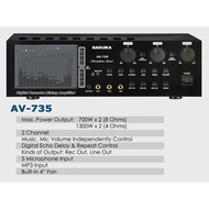 Sakura AV-735 700w 8ohms / 1300w 4ohms Audio Amplifier