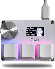 Pink SayoDevice OSU O3C Rapid Trigger Hall Switches Magnetic Red Switches Keyboard With Knob Screen 