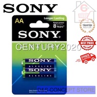SONY Battery AA Alkaline AA Batteries LR6 1.5V 2pcs per card
