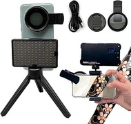 Tattoo Light with CPL Filter Lens Remove Glare LED Tattoo Photography Video Lights for Taking Tattoo