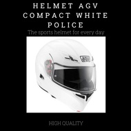 AGV HELMET AGV COMPACT WHITE POLICE