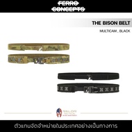 Ferro Concepts - THE BISON BELT เข็มขัด Bison แบบติดตะขอและห่วงตีนตุ๊กแก มีไซส์ S และ M