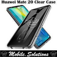Huawei Mate 20 Clear / Transparent TPU Case (Anti Water Marks)