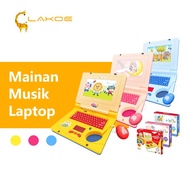LAKOEINDONESIA Mainan Laptop Anak Mini Mainan Edukasi Anak Laptop