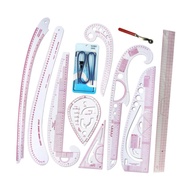 Metric Rulers Set Stencils Dress Makers Ruler for Dressmaking Sewing Tailors 11 Pieces