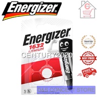 ENERGIZER Battery CR1632 3V Lithium Batteries 1pcs per card