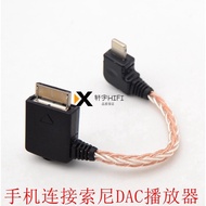 HIFI TypeC iPhone lightning to DOCK Sony Brick Black Brick DAC Decoding Line Audio Line