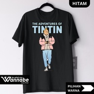 COMIC T1NT1N 58 SIZE S - 7XL ADULT BIGSIZE JUMBO PREMIUM AND CHILDREN'S T-SHIRT 2 - 13 YEARS