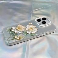 3 In1 Lotus Case For Huawei P30 P30lite P30 Pro P40 P40 Pro P50 P50e P50 Pro P60 P60 Pro Phone Case 