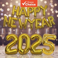 Christmas Eve Party Decorations with Alphanumeric Foil Balloons for New Year, Home Decor  Hiasan Par