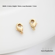 DIY 14K 18K Gold Plated Necklace Clasp