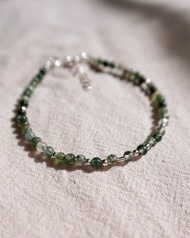 小天然石手鍊-水草瑪瑙