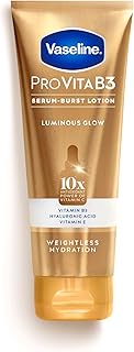 Vaseline Pro VitaB3 Serum Burst Lotion Luminous Glow Healthy, Glowing Skin, Lightweight 10x Antioxid