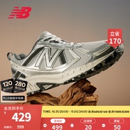 NEW BALANCE NB官方男鞋女鞋410系列时尚潮流舒适透气轻便休闲老爹鞋运动鞋 浅灰色/银色 宽鞋楦2E MT410KR5 38.5(脚长24cm)