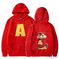 hot toys | Alvin and The Chipmunks  The Squeakquels Pullover Woman Manfashion Drop Shoulder Hoodie I