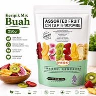 ￼SNACK SAYURAN 250 GR CRISPY BUAH KERING CEMILAN SEHAT 12 MACAM