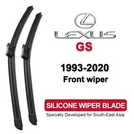 Car Wiper Blade for Lexus GS(GS200t F SPORT/300h/250) 1993-2020 front silicone windshield wiper blad